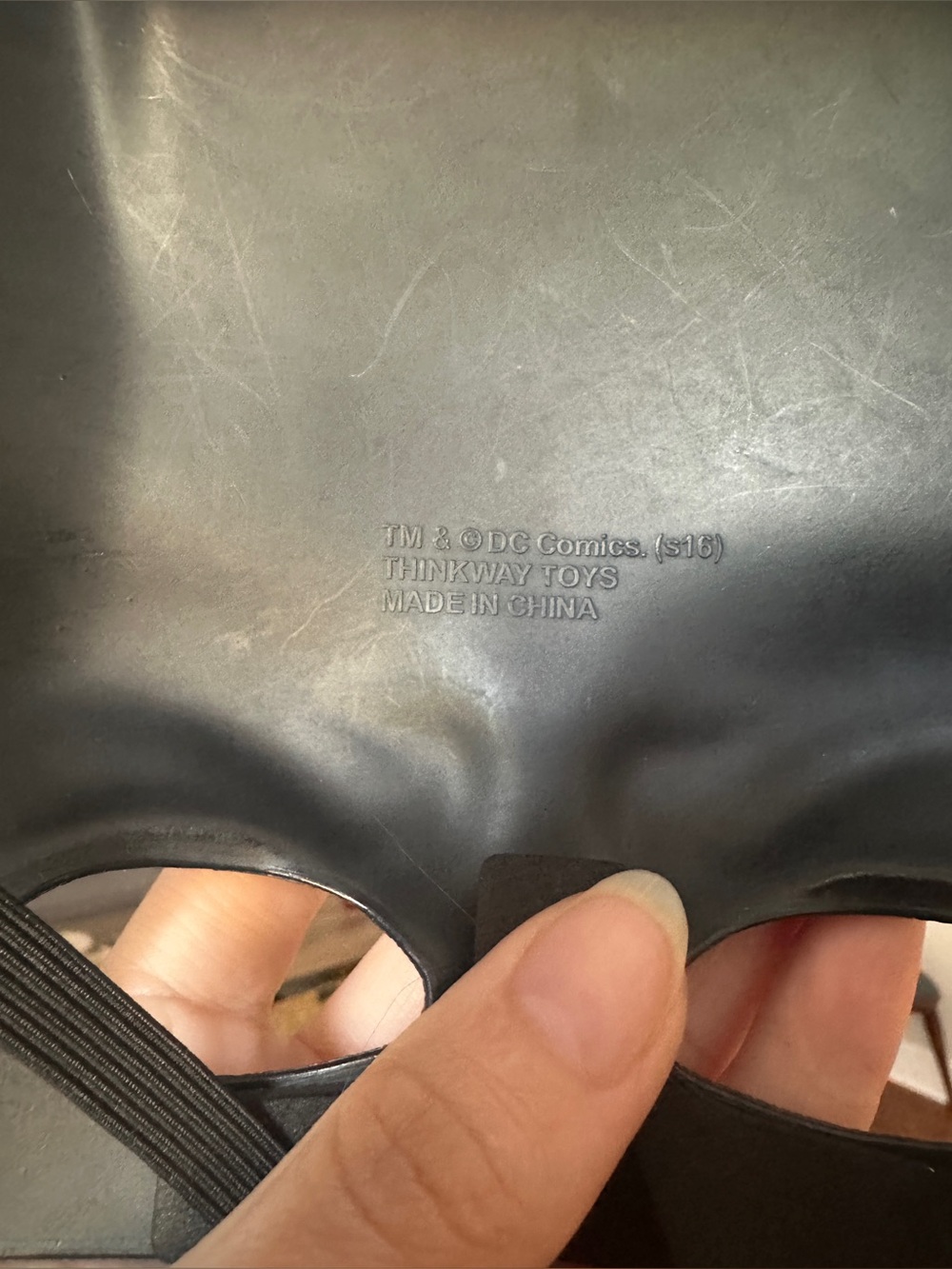 Black Bat-Style VR/AR Mask Accessory - Picture 3 of 3